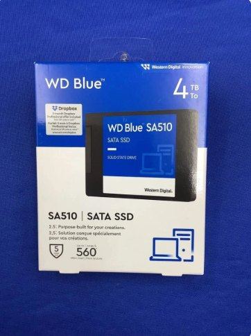 WD 4TB SSD BLUE — image 1