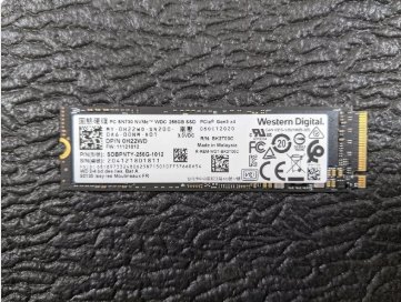 WD 256GB NVME