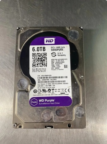 6TB Desktop Hard Drive (WD Purple Surveillance)