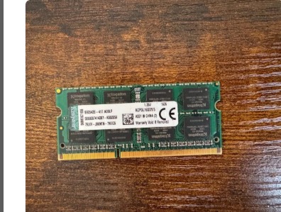 Kingston 8GB DDR3 Laptop RAM