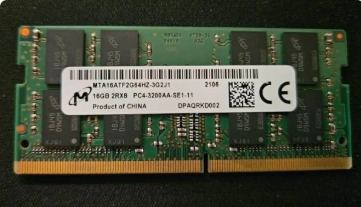 Micron 16GB DDR4 3200MHz Laptop RAM